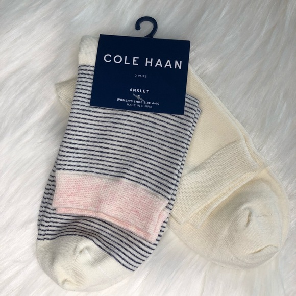 Cole Haan Anklet Socks 2 pack - Picture 3 of 4